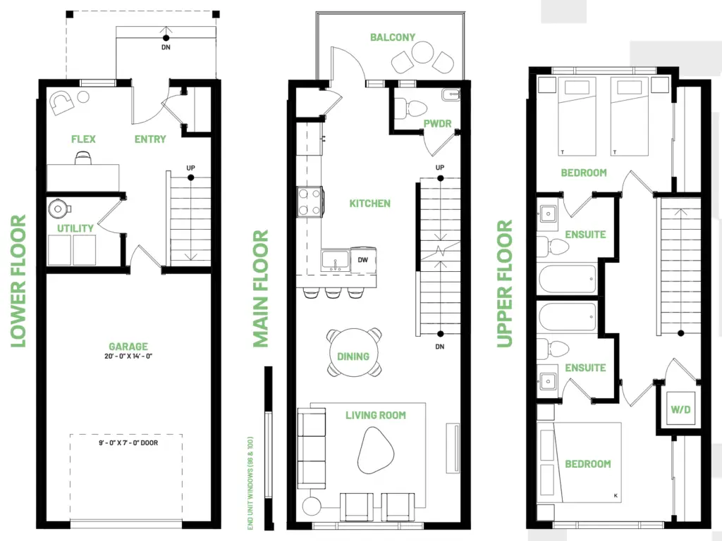 Ascend 2 floor plan — Stride Towns, Heritage Valley
