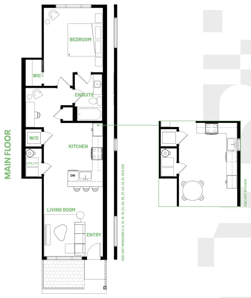 Pace 1 floor plan — Stride Towns, Heritage Valley