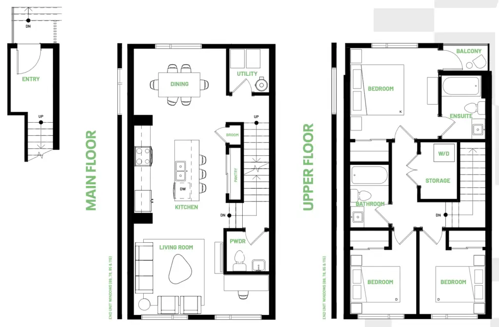Tempo 1 floor plan — Stride Towns, Heritage Valley